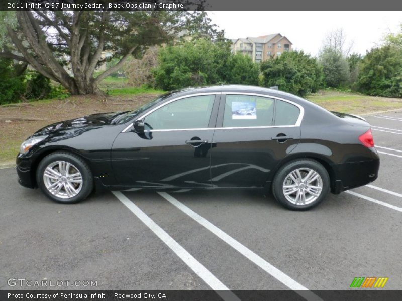 Black Obsidian / Graphite 2011 Infiniti G 37 Journey Sedan