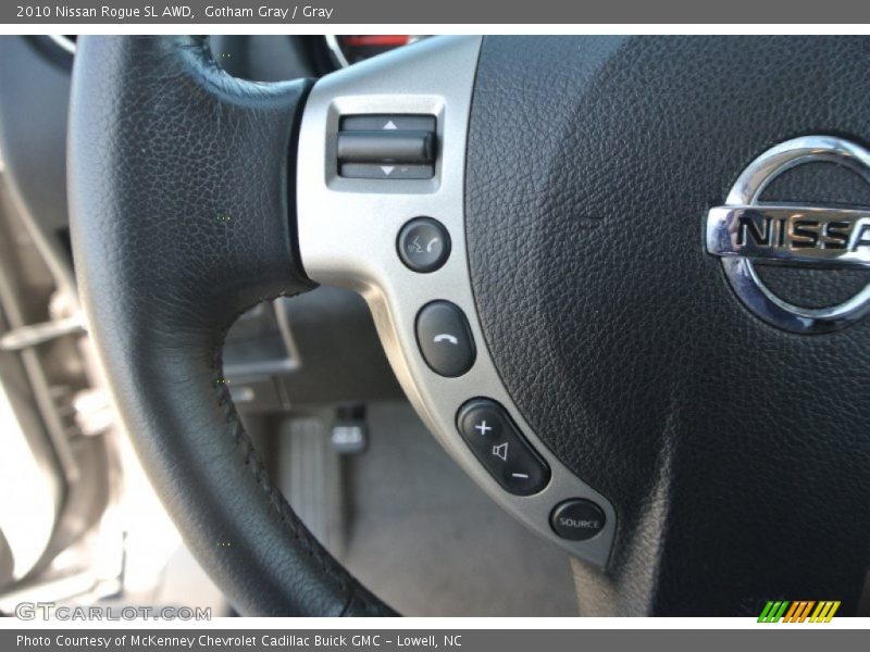 Gotham Gray / Gray 2010 Nissan Rogue SL AWD