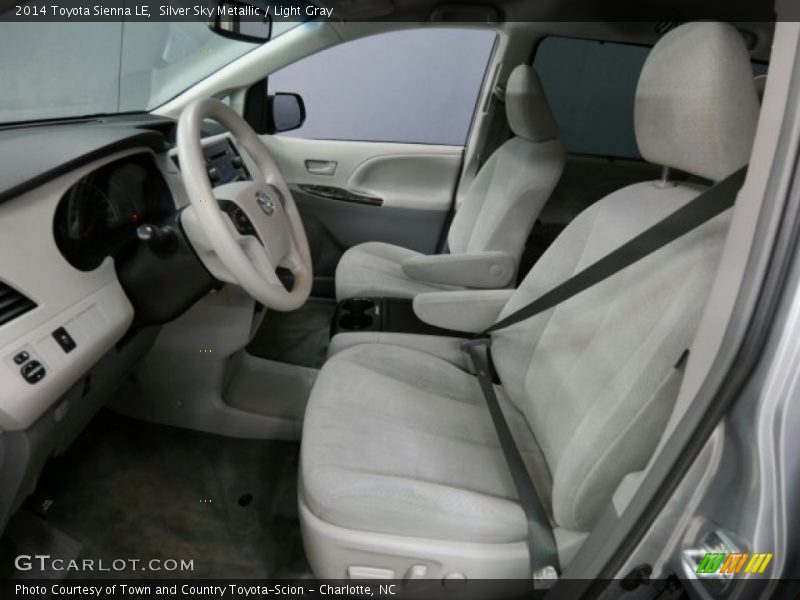 Silver Sky Metallic / Light Gray 2014 Toyota Sienna LE