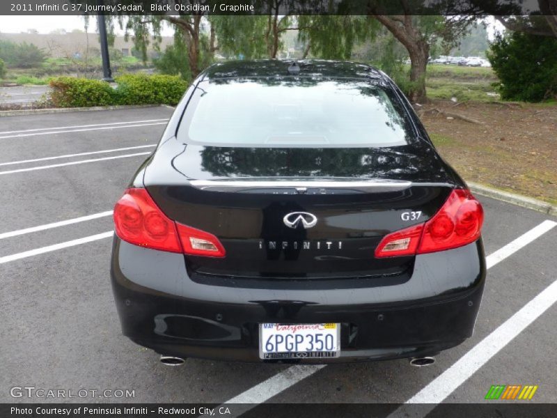 Black Obsidian / Graphite 2011 Infiniti G 37 Journey Sedan