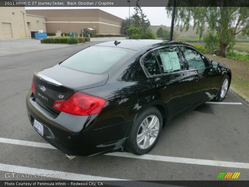 Black Obsidian / Graphite 2011 Infiniti G 37 Journey Sedan