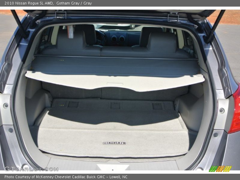 Gotham Gray / Gray 2010 Nissan Rogue SL AWD