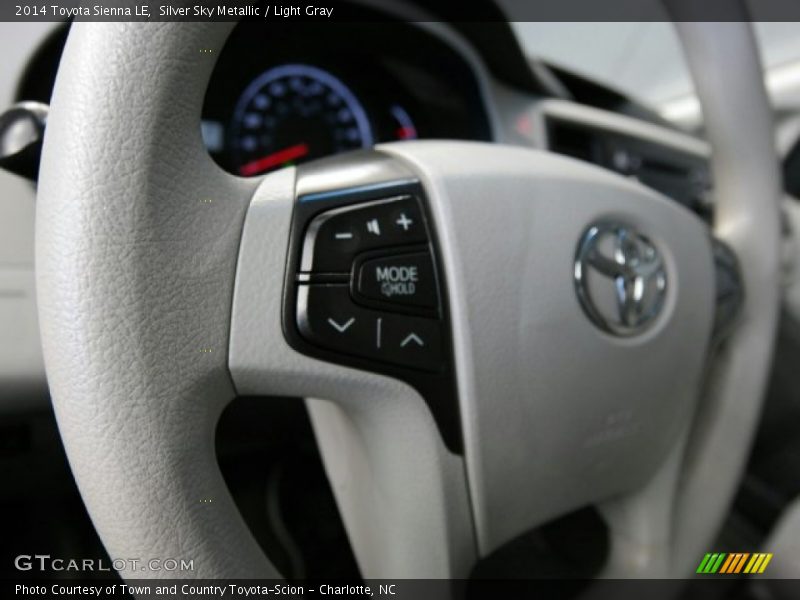 Silver Sky Metallic / Light Gray 2014 Toyota Sienna LE