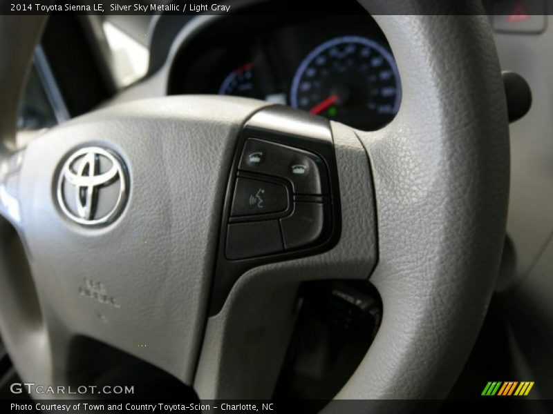 Silver Sky Metallic / Light Gray 2014 Toyota Sienna LE