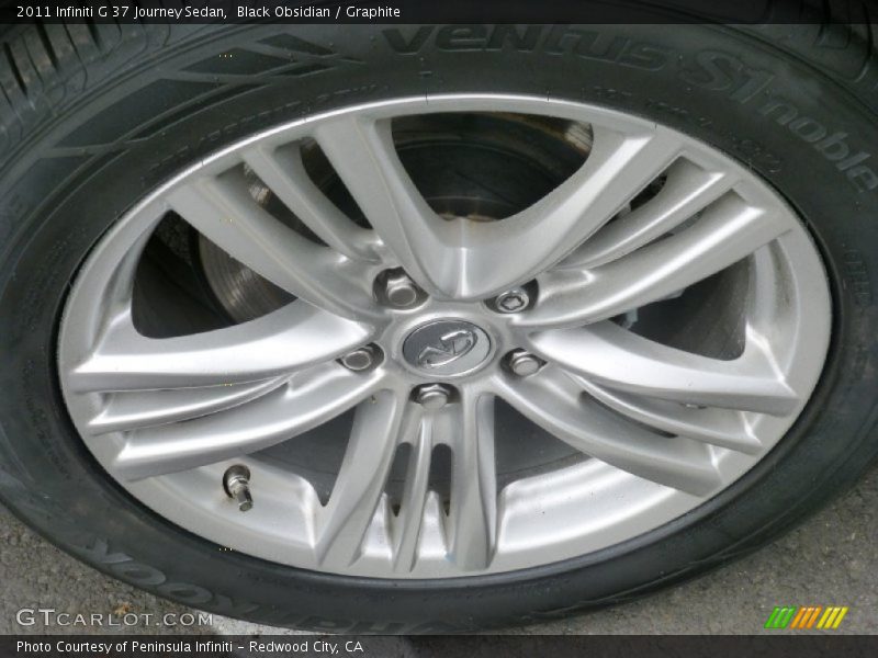 Black Obsidian / Graphite 2011 Infiniti G 37 Journey Sedan