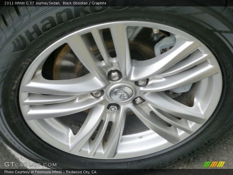 Black Obsidian / Graphite 2011 Infiniti G 37 Journey Sedan