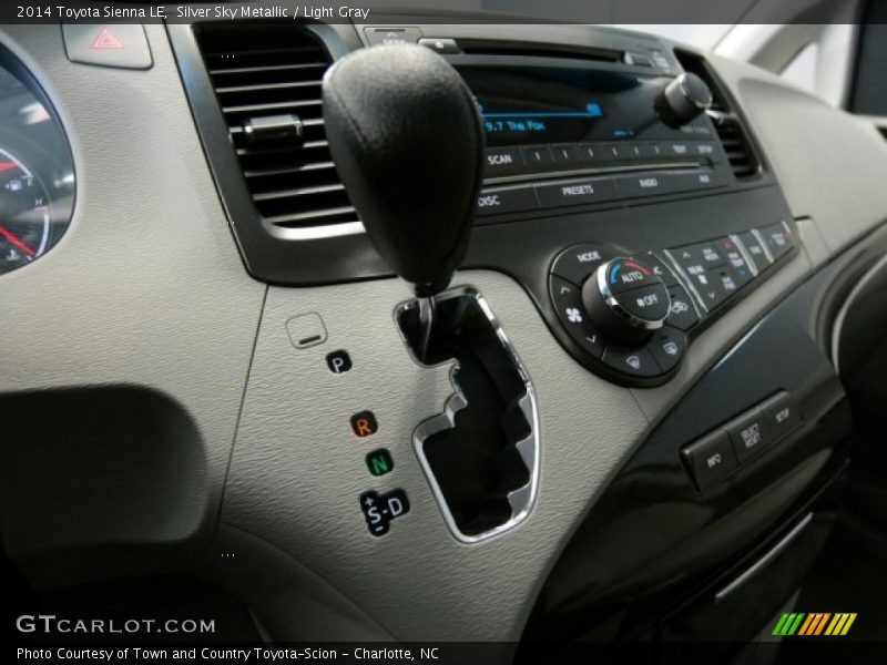 Silver Sky Metallic / Light Gray 2014 Toyota Sienna LE