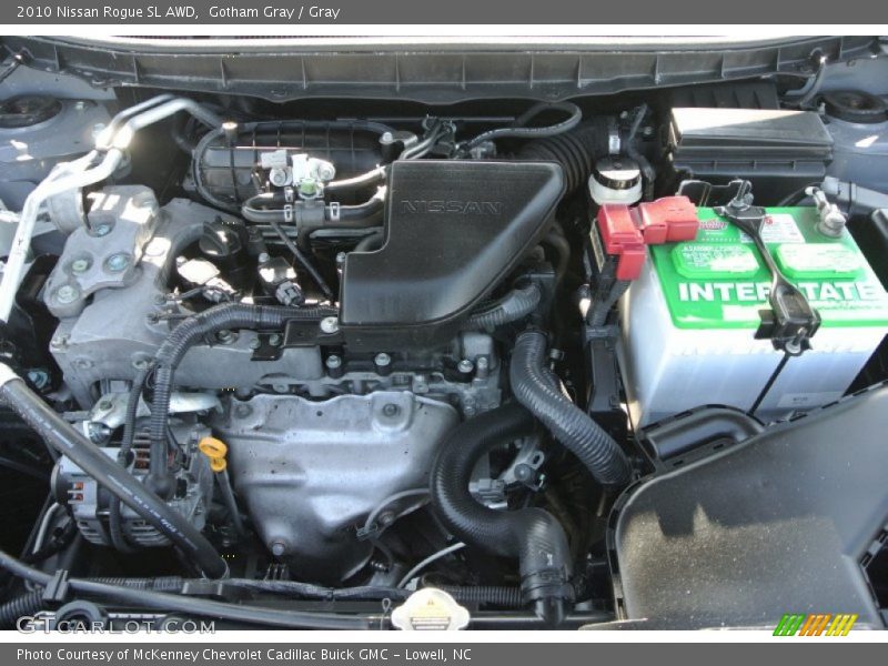 Gotham Gray / Gray 2010 Nissan Rogue SL AWD