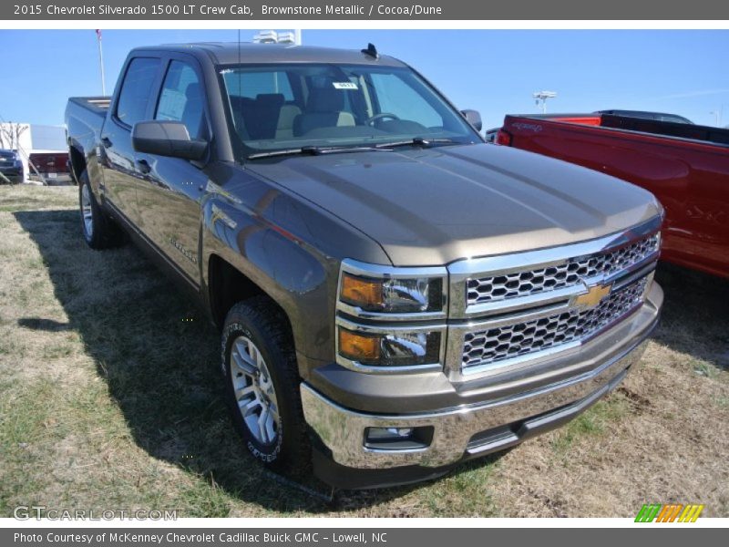 Brownstone Metallic / Cocoa/Dune 2015 Chevrolet Silverado 1500 LT Crew Cab