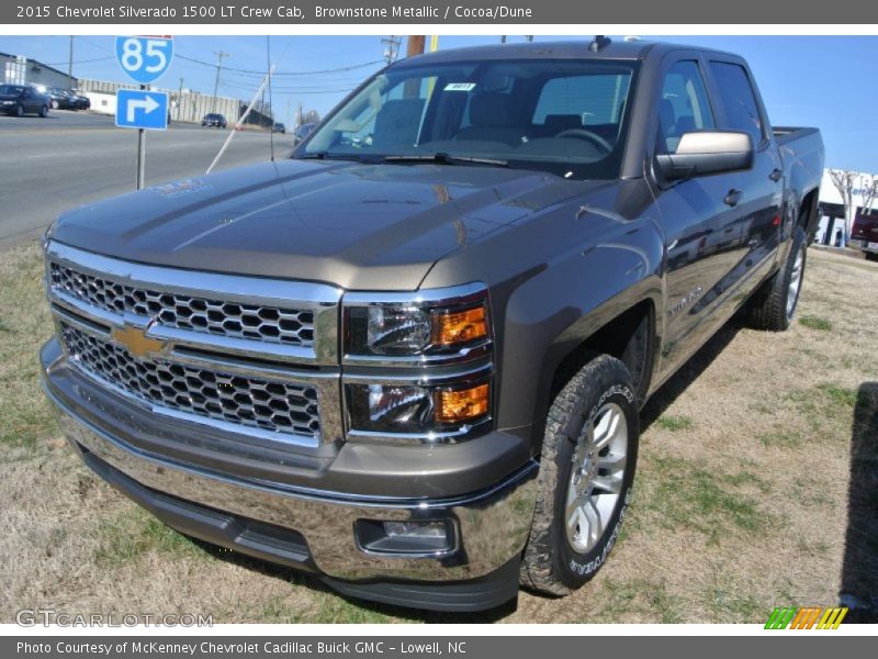 Brownstone Metallic / Cocoa/Dune 2015 Chevrolet Silverado 1500 LT Crew Cab