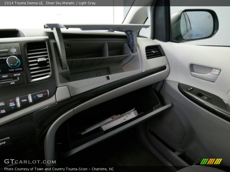Silver Sky Metallic / Light Gray 2014 Toyota Sienna LE