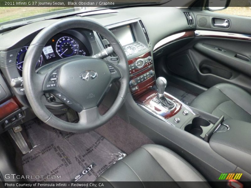 Black Obsidian / Graphite 2011 Infiniti G 37 Journey Sedan