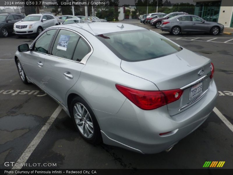Liquid Platinum / Graphite 2014 Infiniti Q 50 3.7 Premium