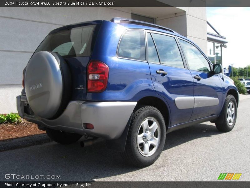 Spectra Blue Mica / Dark Charcoal 2004 Toyota RAV4 4WD