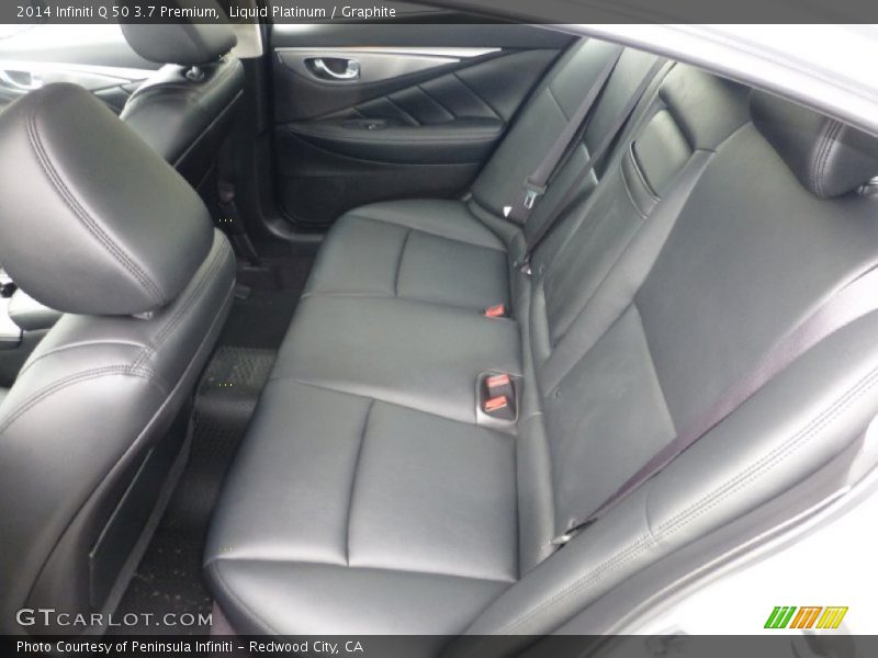 Rear Seat of 2014 Q 50 3.7 Premium