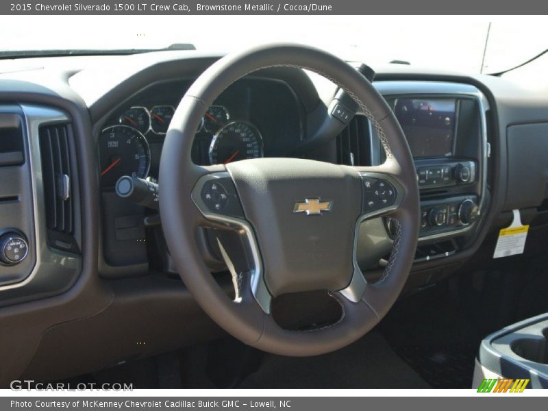 Brownstone Metallic / Cocoa/Dune 2015 Chevrolet Silverado 1500 LT Crew Cab