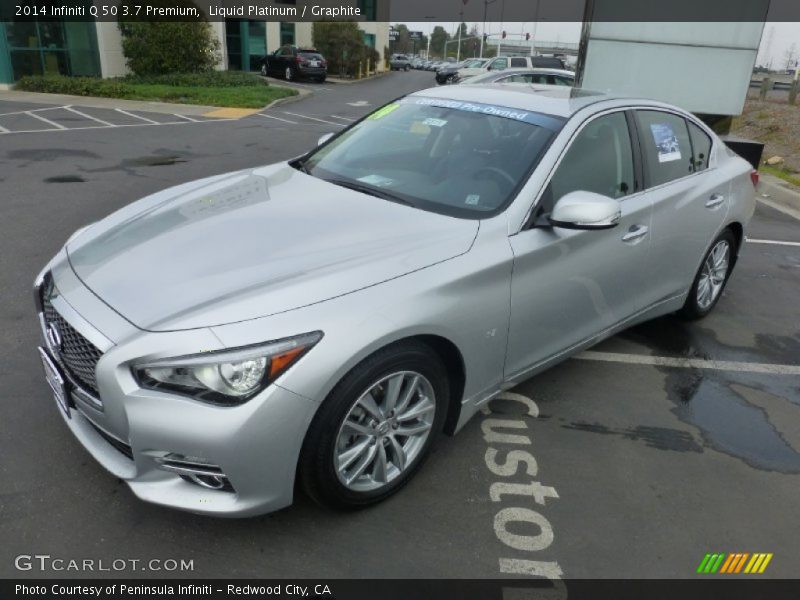 Liquid Platinum / Graphite 2014 Infiniti Q 50 3.7 Premium
