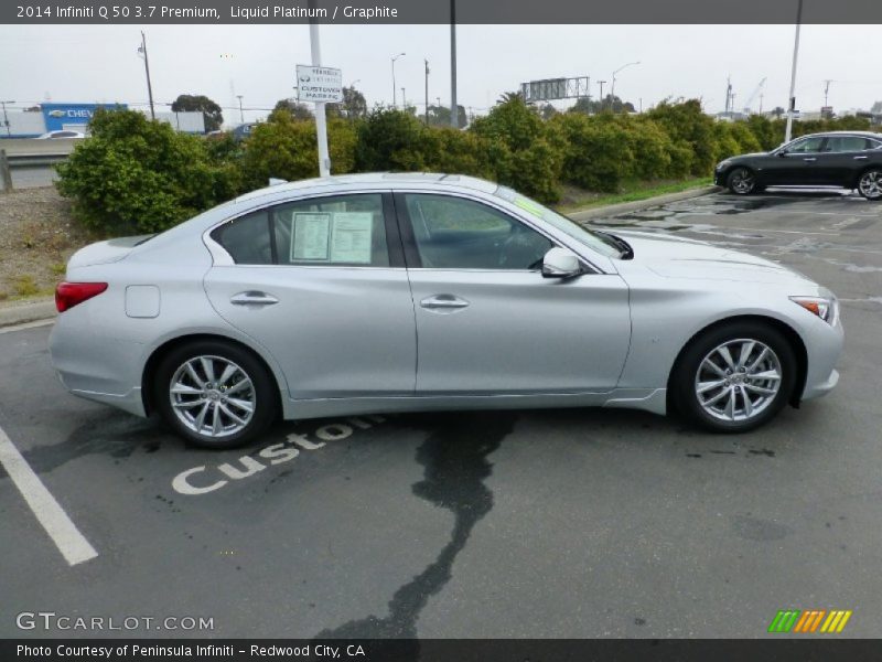 Liquid Platinum / Graphite 2014 Infiniti Q 50 3.7 Premium
