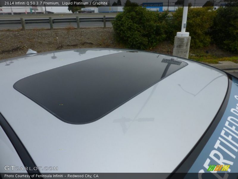 Liquid Platinum / Graphite 2014 Infiniti Q 50 3.7 Premium