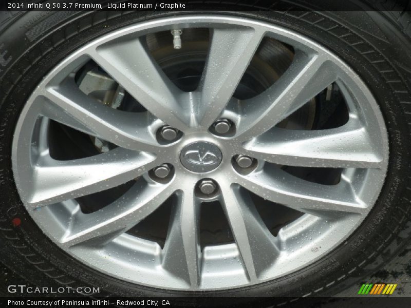 Liquid Platinum / Graphite 2014 Infiniti Q 50 3.7 Premium