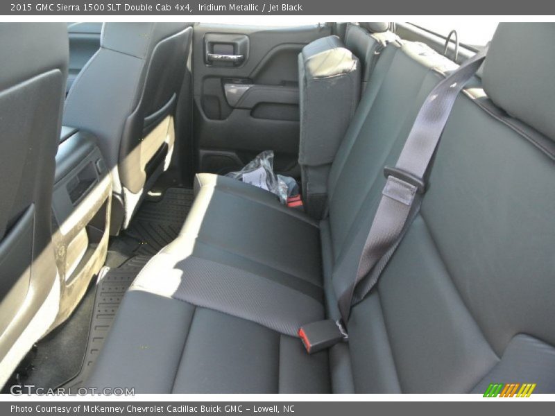 Iridium Metallic / Jet Black 2015 GMC Sierra 1500 SLT Double Cab 4x4