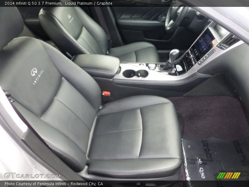 Liquid Platinum / Graphite 2014 Infiniti Q 50 3.7 Premium