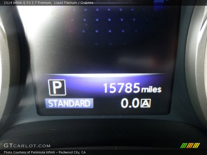 Liquid Platinum / Graphite 2014 Infiniti Q 50 3.7 Premium