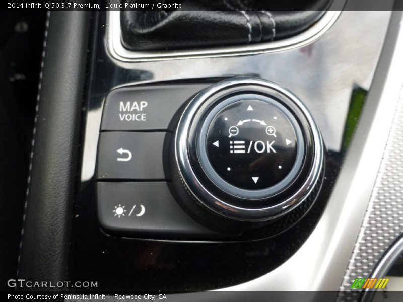 Liquid Platinum / Graphite 2014 Infiniti Q 50 3.7 Premium