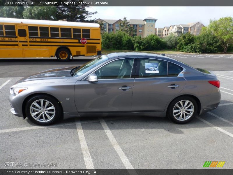 Graphite Shadow / Graphite 2014 Infiniti Q 50 3.7 Premium