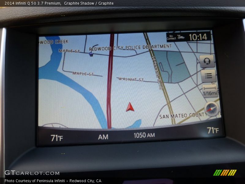 Graphite Shadow / Graphite 2014 Infiniti Q 50 3.7 Premium