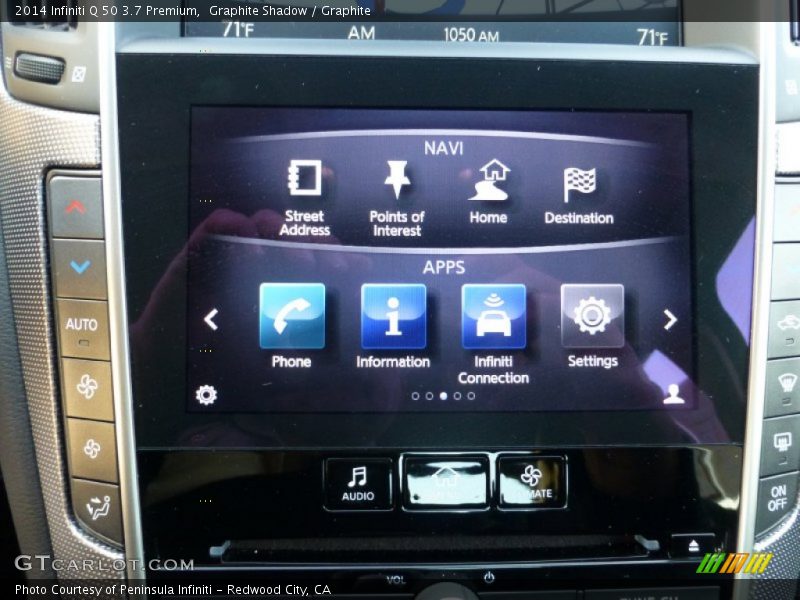Graphite Shadow / Graphite 2014 Infiniti Q 50 3.7 Premium