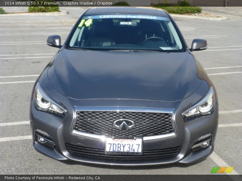Graphite Shadow / Graphite 2014 Infiniti Q 50 3.7 Premium