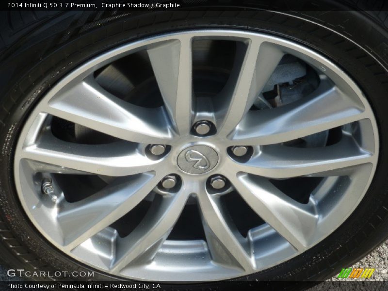 Graphite Shadow / Graphite 2014 Infiniti Q 50 3.7 Premium