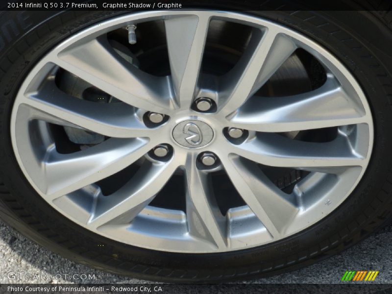 Graphite Shadow / Graphite 2014 Infiniti Q 50 3.7 Premium