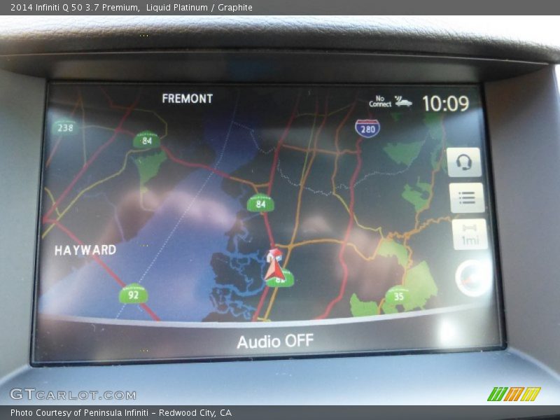 Liquid Platinum / Graphite 2014 Infiniti Q 50 3.7 Premium