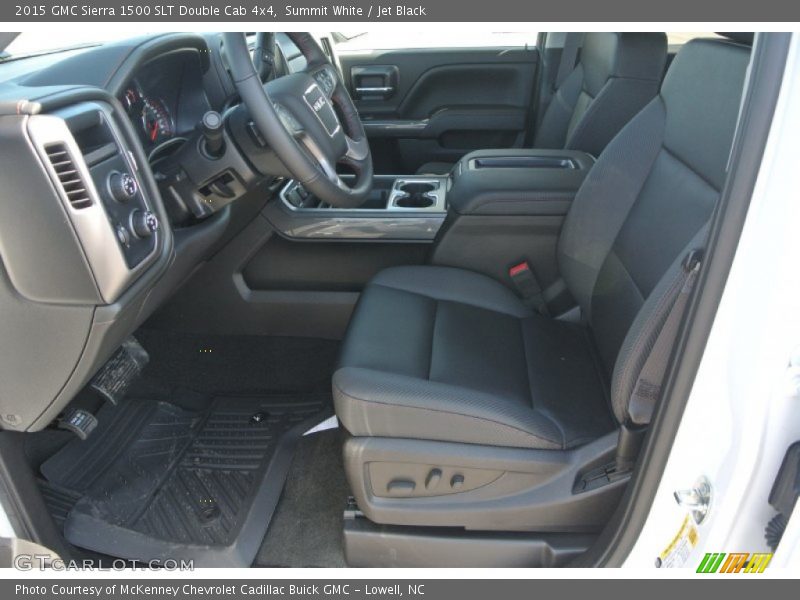 Summit White / Jet Black 2015 GMC Sierra 1500 SLT Double Cab 4x4