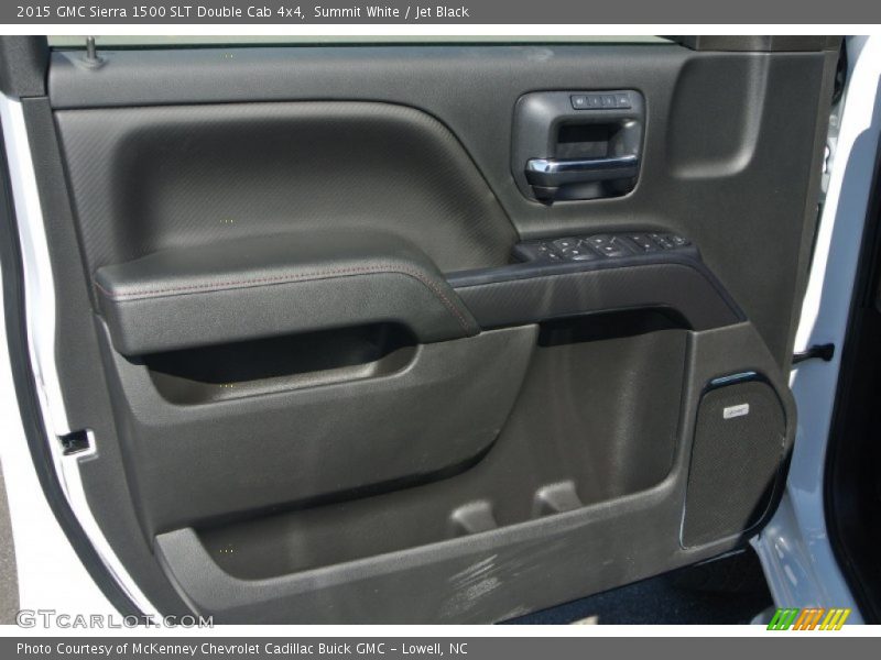 Summit White / Jet Black 2015 GMC Sierra 1500 SLT Double Cab 4x4