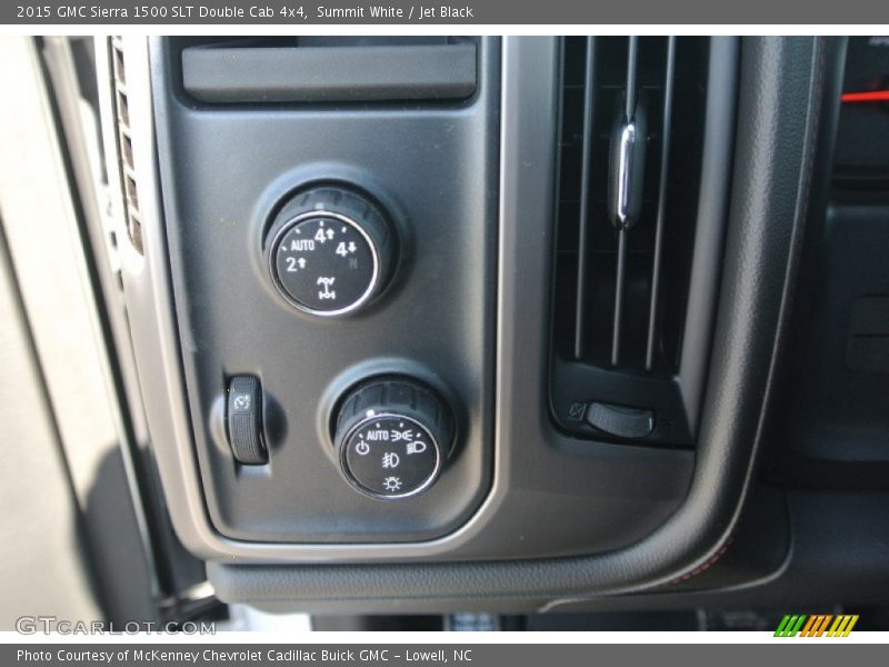 Summit White / Jet Black 2015 GMC Sierra 1500 SLT Double Cab 4x4