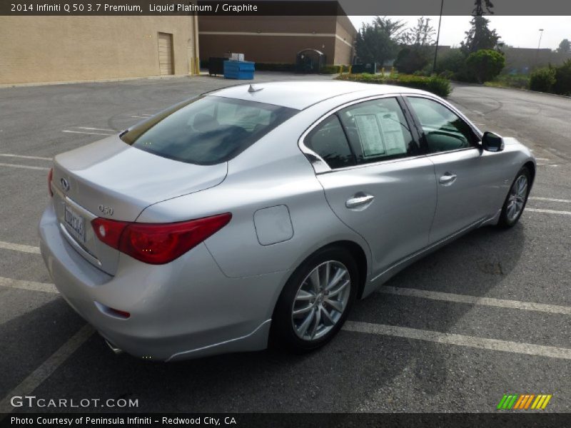 Liquid Platinum / Graphite 2014 Infiniti Q 50 3.7 Premium
