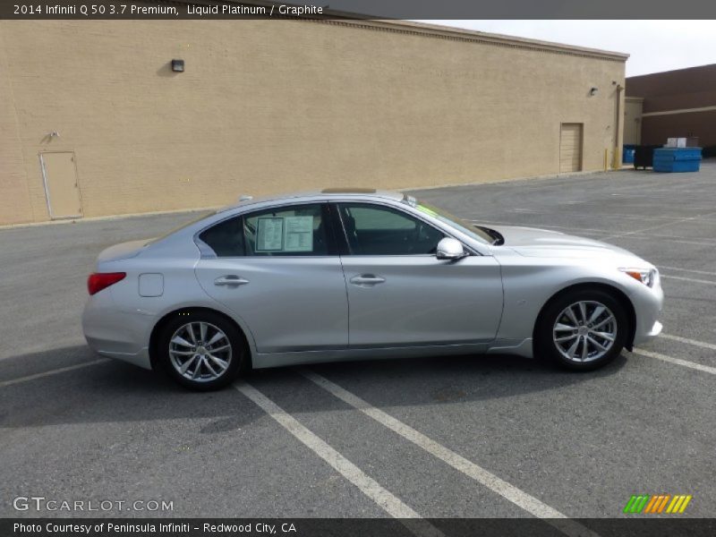 Liquid Platinum / Graphite 2014 Infiniti Q 50 3.7 Premium