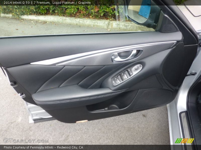 Liquid Platinum / Graphite 2014 Infiniti Q 50 3.7 Premium