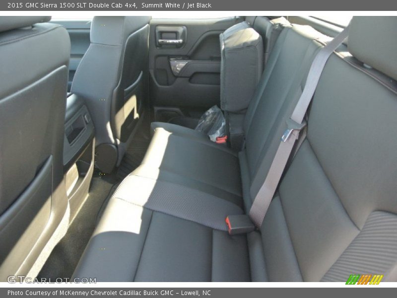 Summit White / Jet Black 2015 GMC Sierra 1500 SLT Double Cab 4x4