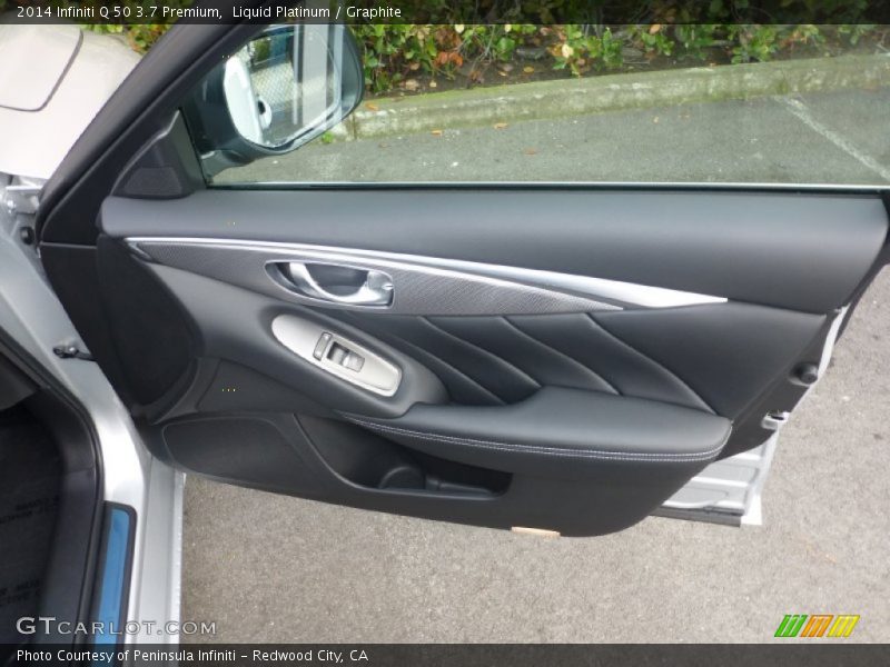 Liquid Platinum / Graphite 2014 Infiniti Q 50 3.7 Premium