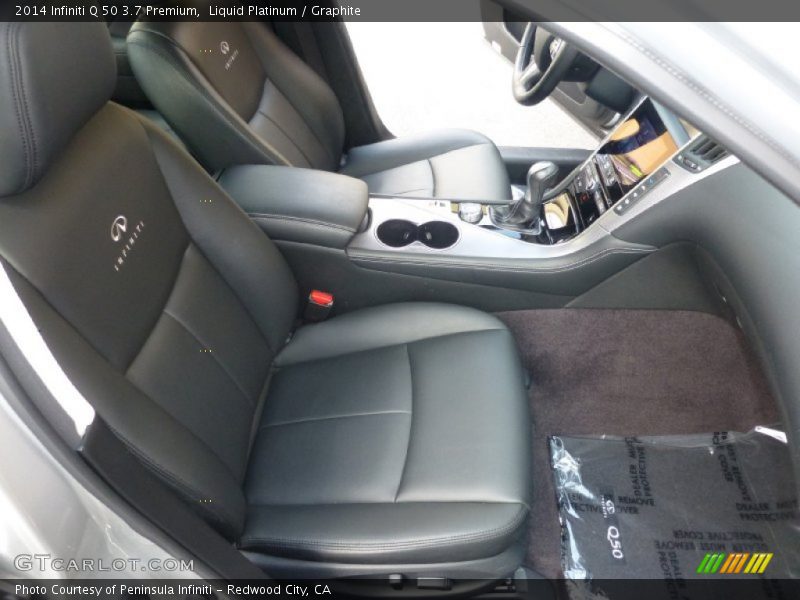 Liquid Platinum / Graphite 2014 Infiniti Q 50 3.7 Premium