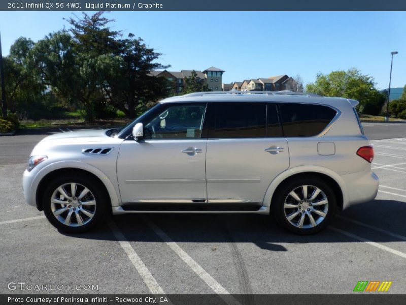 Liquid Platinum / Graphite 2011 Infiniti QX 56 4WD