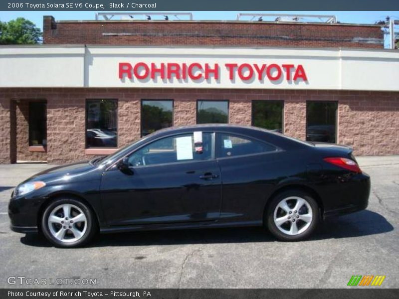 Black / Charcoal 2006 Toyota Solara SE V6 Coupe