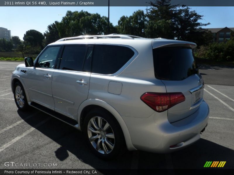 Liquid Platinum / Graphite 2011 Infiniti QX 56 4WD