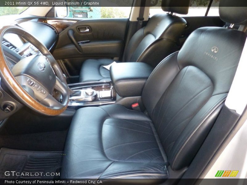 Liquid Platinum / Graphite 2011 Infiniti QX 56 4WD