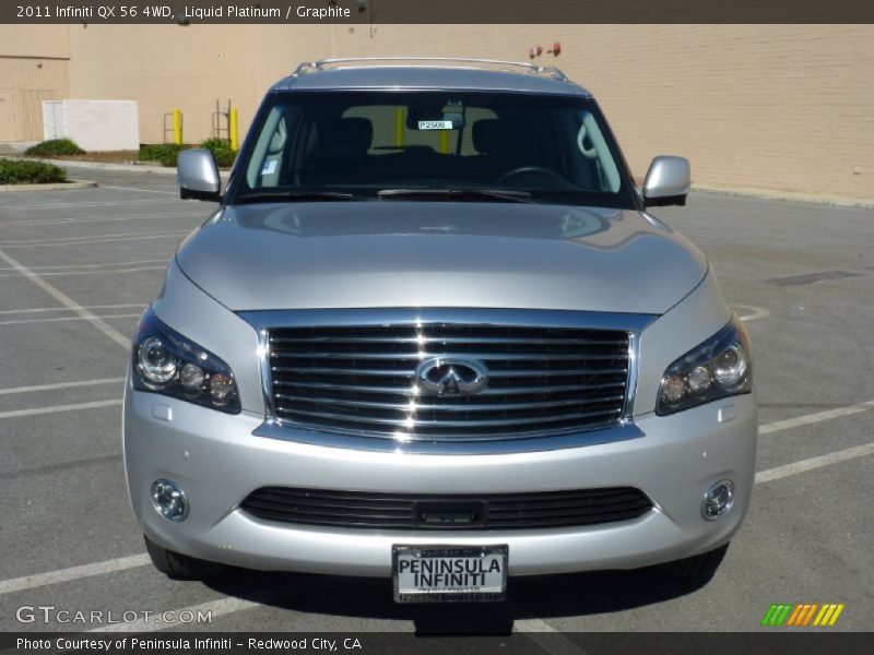 Liquid Platinum / Graphite 2011 Infiniti QX 56 4WD
