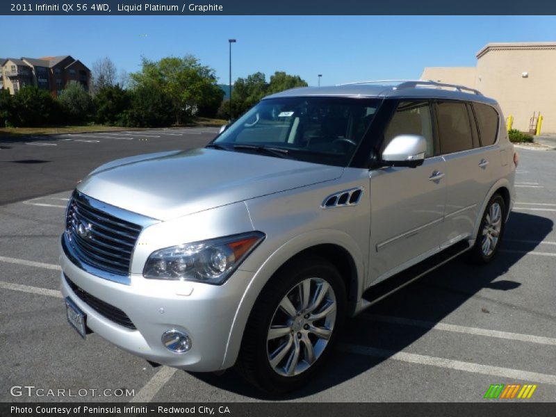 Liquid Platinum / Graphite 2011 Infiniti QX 56 4WD